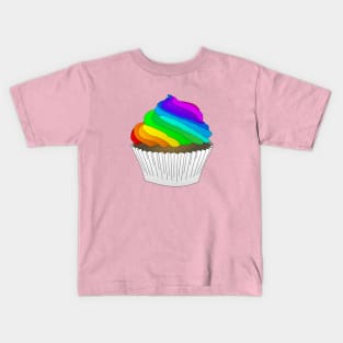 Rainbow Cupcake Kids T-Shirt